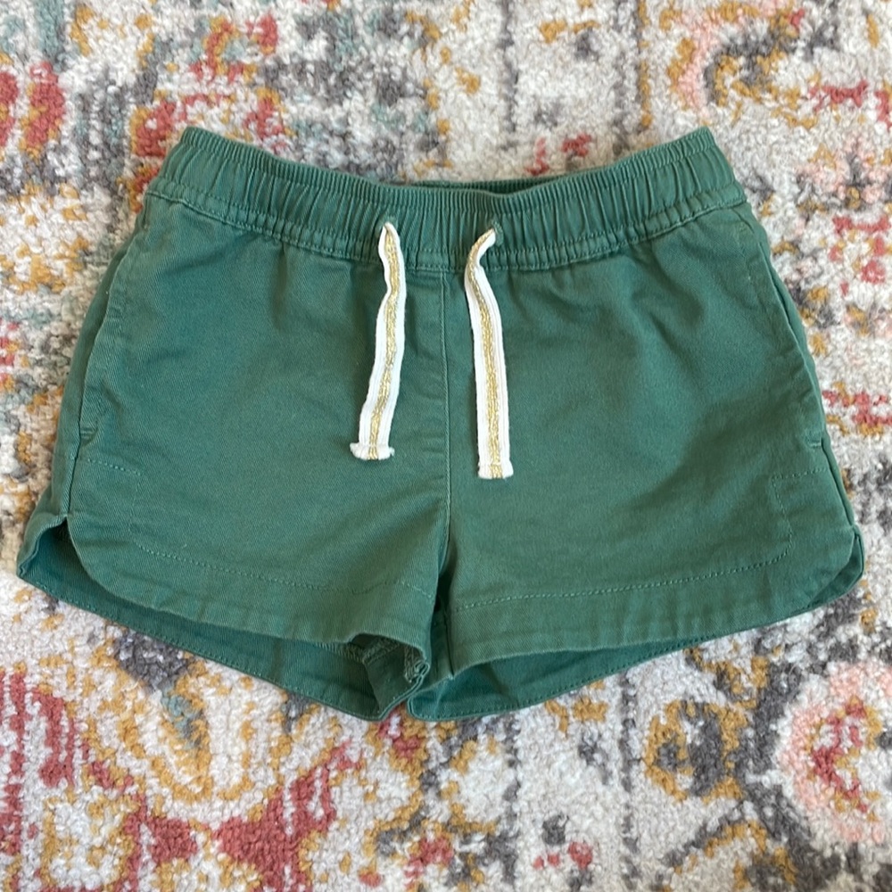 Crewcuts Green Chino Shorts. Girls Size 5.